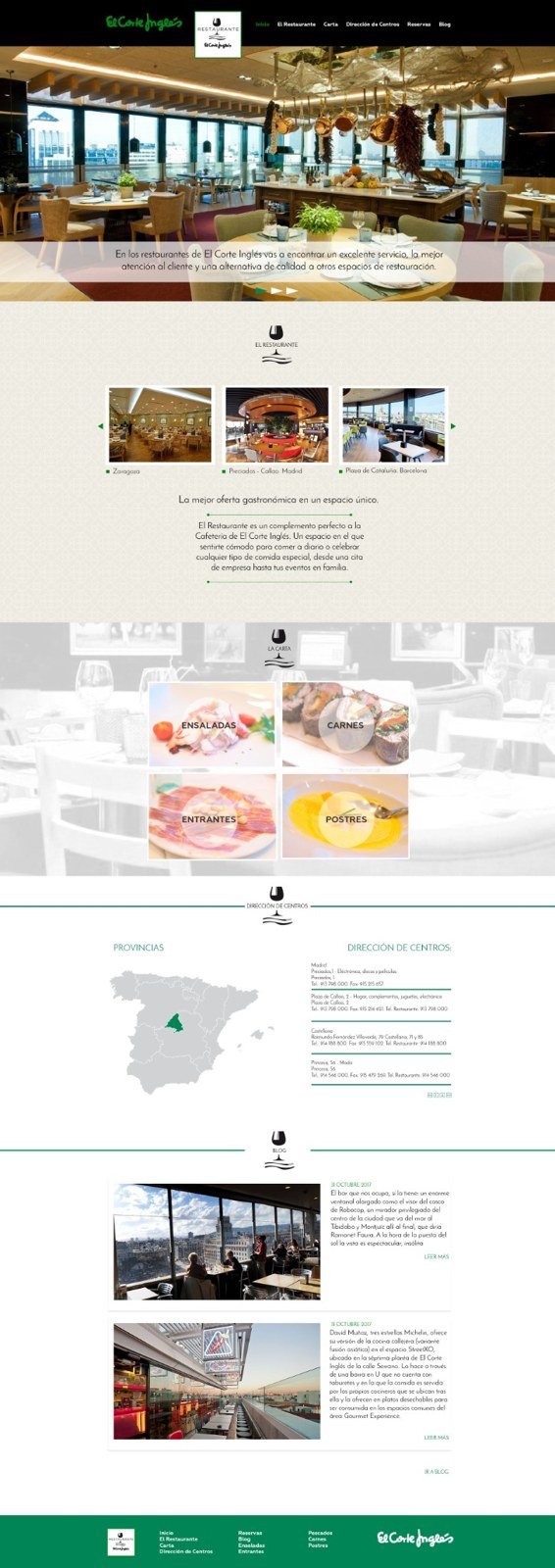 El Corte Inglés · Diseño web II